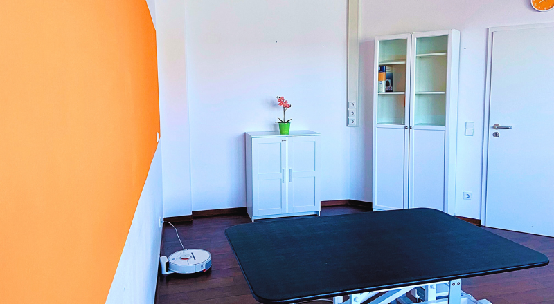 Tiertherapieraum mit Behandlungsliege mieten